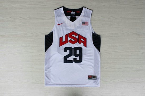 Nike 29 George 2012 Team USA Olympics Jersey White